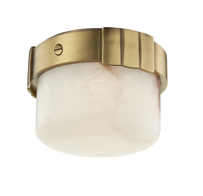 Hudson Valley Lighting Beckett Aged Brass 6W x 6L x 4.5H Flush Mount