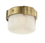 Hudson Valley Lighting Beckett Aged Brass 6W x 6L x 4.5H Flush Mount