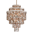 Corbett Lighting Dolcetti CHAMPAGNE LEAF 24W x 32H Chandelier