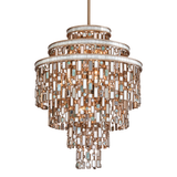 Corbett Lighting Dolcetti CHAMPAGNE LEAF 24W x 32H Chandelier
