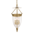 Hudson Valley Lighting Hanover Aged Brass 12W x 12L x 25.75H Pendant