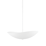 Hudson Valley Lighting Fabius White Plaster 24W x 24L x 5.25H Pendant