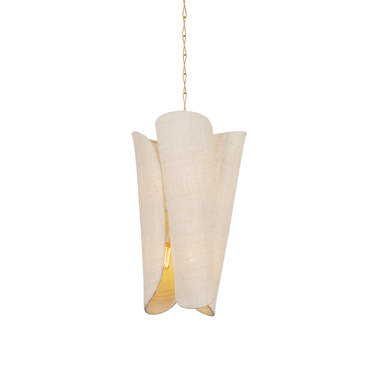 Hudson Valley Lighting SPRINGHILL GOLD LEAF 20W x 20L x 30.25H Pendant