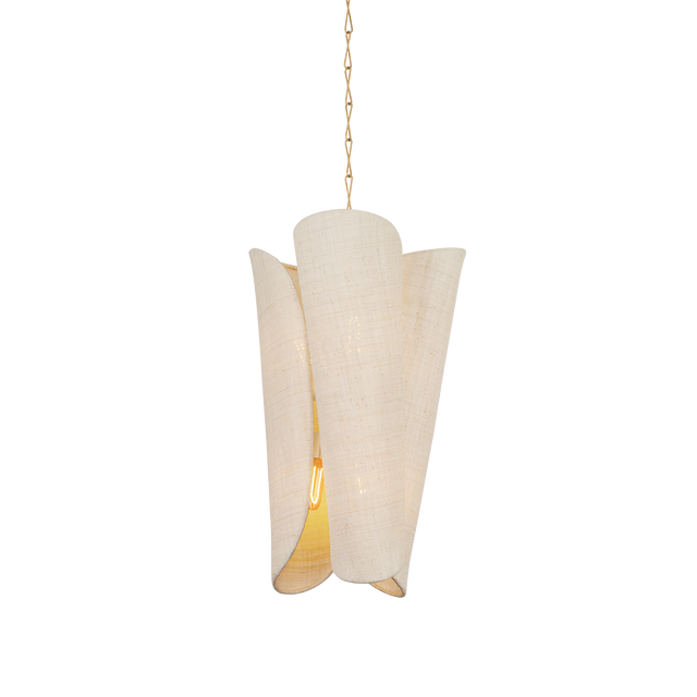 Hudson Valley Lighting SPRINGHILL GOLD LEAF 20W x 20L x 30.25H Pendant