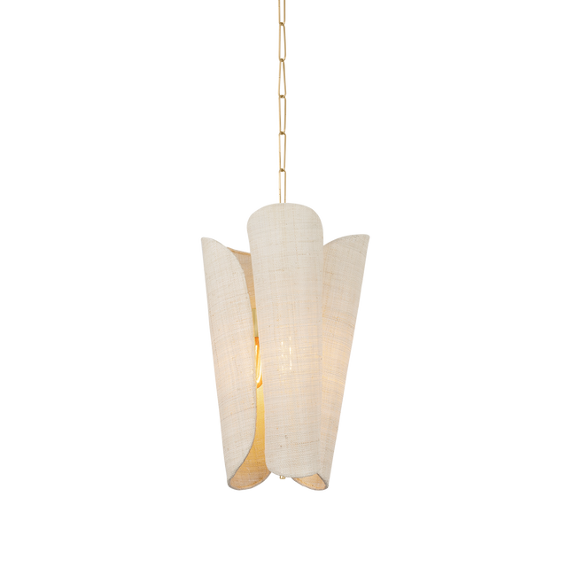 Hudson Valley Lighting SPRINGHILL GOLD LEAF 14.25W x 14.25L x 21.5H Pendant