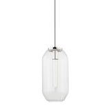Hudson Valley Lighting Bennett Polished Nickel 7.5W x 7.5L x 15H Pendant