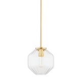 Hudson Valley Lighting Bennett Aged Brass 9.75W x 9.75L x 10H Pendant