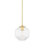 Hudson Valley Lighting Bennett Aged Brass 9.75W x 9.75L x 10H Pendant