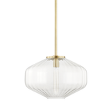 Hudson Valley Lighting Bennett Aged Brass 18W x 18L x 12.75H Pendant