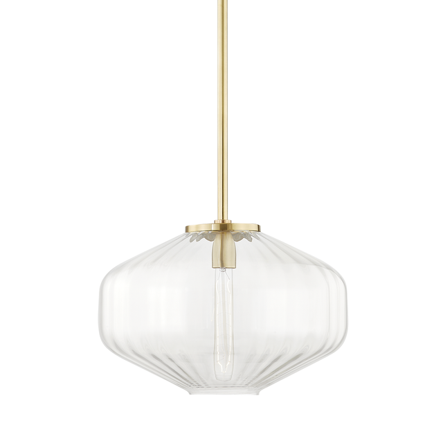 Hudson Valley Lighting Bennett Aged Brass 18W x 18L x 12.75H Pendant