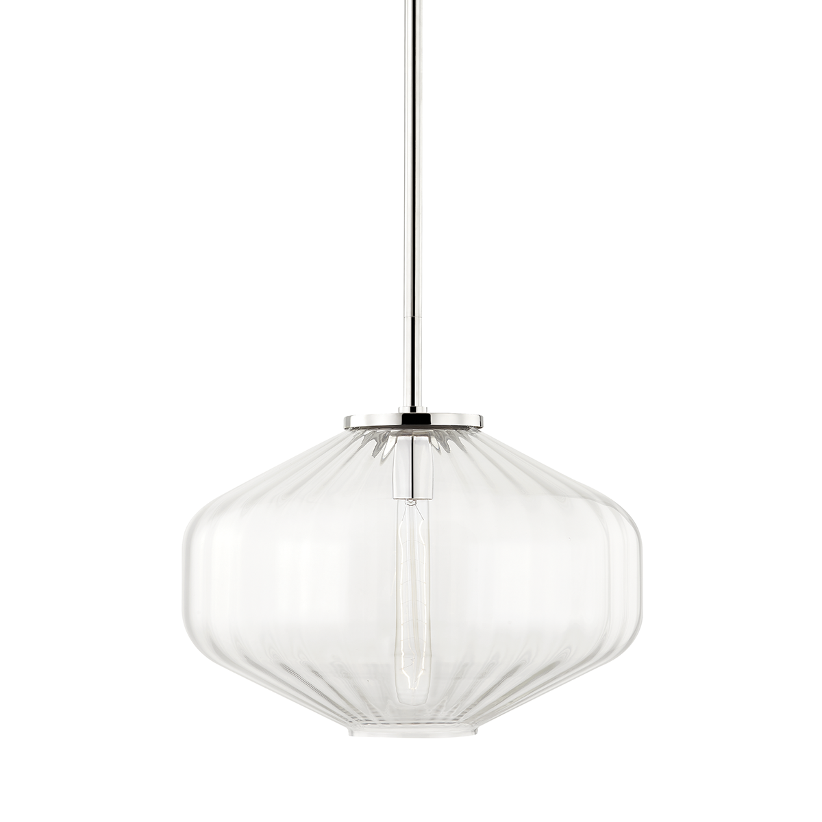 Hudson Valley Lighting Bennett Polished Nickel 18W x 18L x 12.75H Pendant