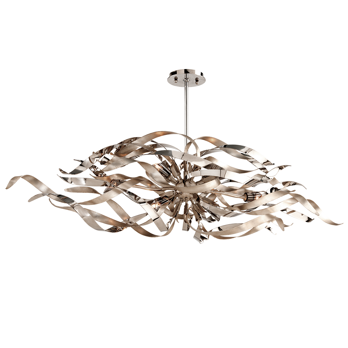Corbett Lighting Graffiti SILVER LEAF 15W x 47L x 14H Trim