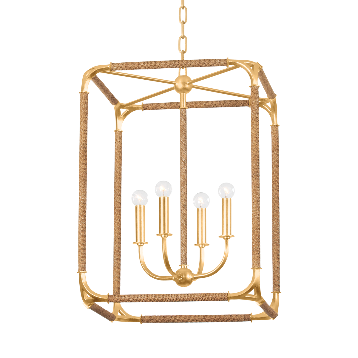 Hudson Valley Lighting LAURENCESTON Gold Leaf 18.25W x 18.25L x 26.25H Candleholder