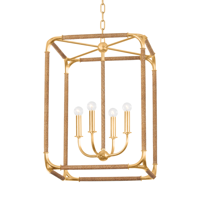Hudson Valley Lighting LAURENCESTON Gold Leaf 18.25W x 18.25L x 26.25H Candleholder