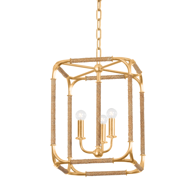 Hudson Valley Lighting LAURENCESTON Gold Leaf 13W x 13L x 18.25H Candleholder