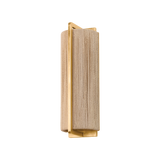 Hudson Valley Lighting QUEBEC Gold Leaf 5.75W x 8L x 16.25H Wall Sconce