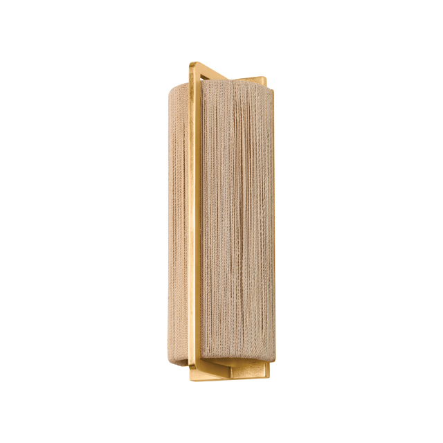Hudson Valley Lighting QUEBEC Gold Leaf 5.75W x 8L x 16.25H Wall Sconce