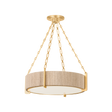 Hudson Valley Lighting QUEBEC Gold Leaf 22W x 22L x 6.25H Chandelier
