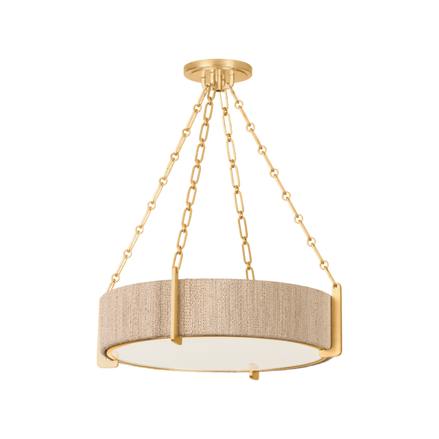 Hudson Valley Lighting QUEBEC Gold Leaf 22W x 22L x 6.25H Chandelier