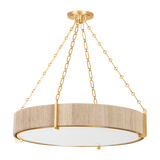 Hudson Valley Lighting QUEBEC Gold Leaf 30.75W x 30.75L x 6.25H Chandelier