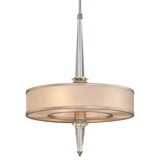 Corbett Lighting Harlow WARM SILVER LEAF 26.25W x 26.25L x 35.75H Chandelier