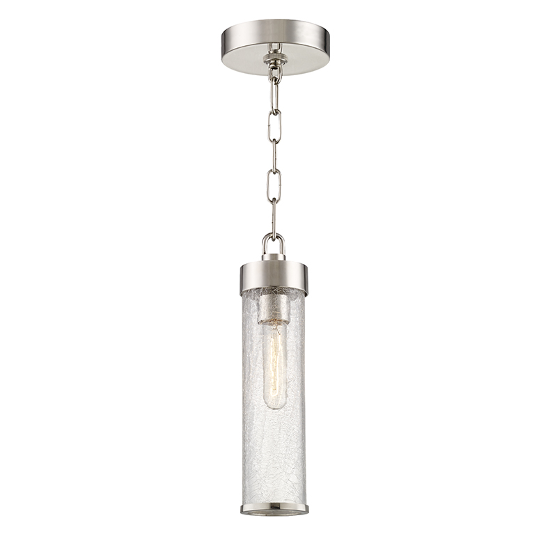 Hudson Valley Lighting Soriano Polished Nickel 3.5W x 3.5L x 13.75H Pendant