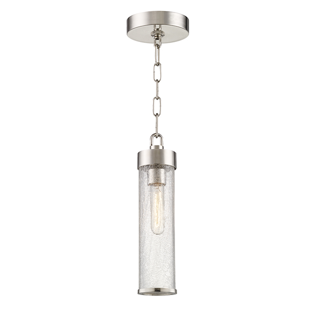 Hudson Valley Lighting Soriano Polished Nickel 3.5W x 3.5L x 13.75H Pendant