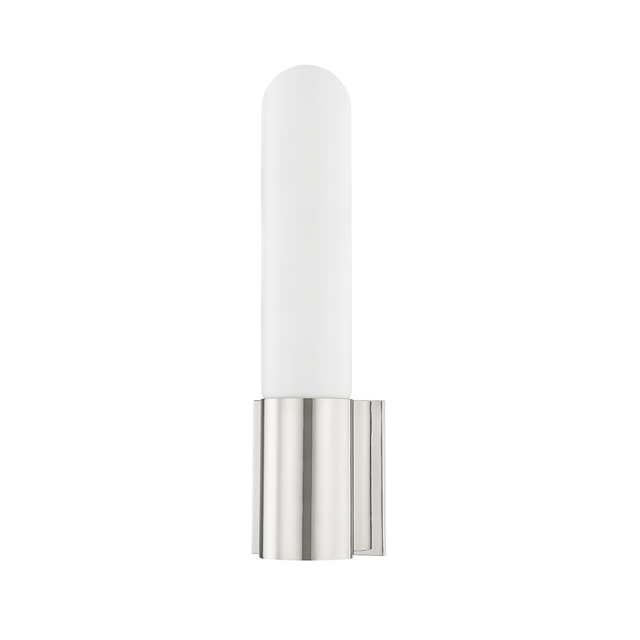 Hudson Valley Lighting Carlin Polished Nickel 4.5W x 4.5L x 17H Wall Sconce