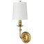 Hudson Valley Lighting Logan Aged Brass 6.25W x 6.25L x 18H Wall Sconce