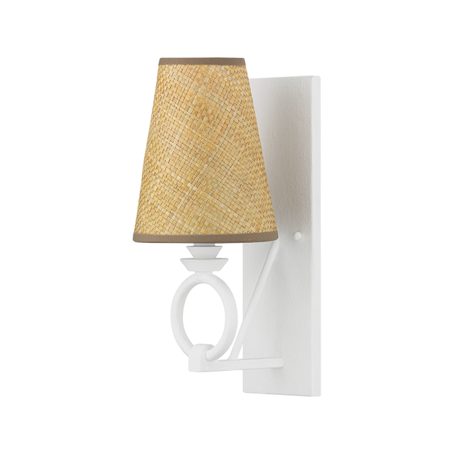 Hudson Valley Lighting Pendelton White Plaster 6W x 6L x 14.5H Wall Sconce