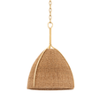 Hudson Valley Lighting Woodlawn Vintage Gold Leaf 18.5W x 18.5L x 26.5H Pendant