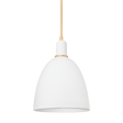 Hudson Valley Lighting Copake VINTAGE GOLD LEAF/MATTE IVORY CERAMIC 12.25W x 12.25L x 17.25H Pendant