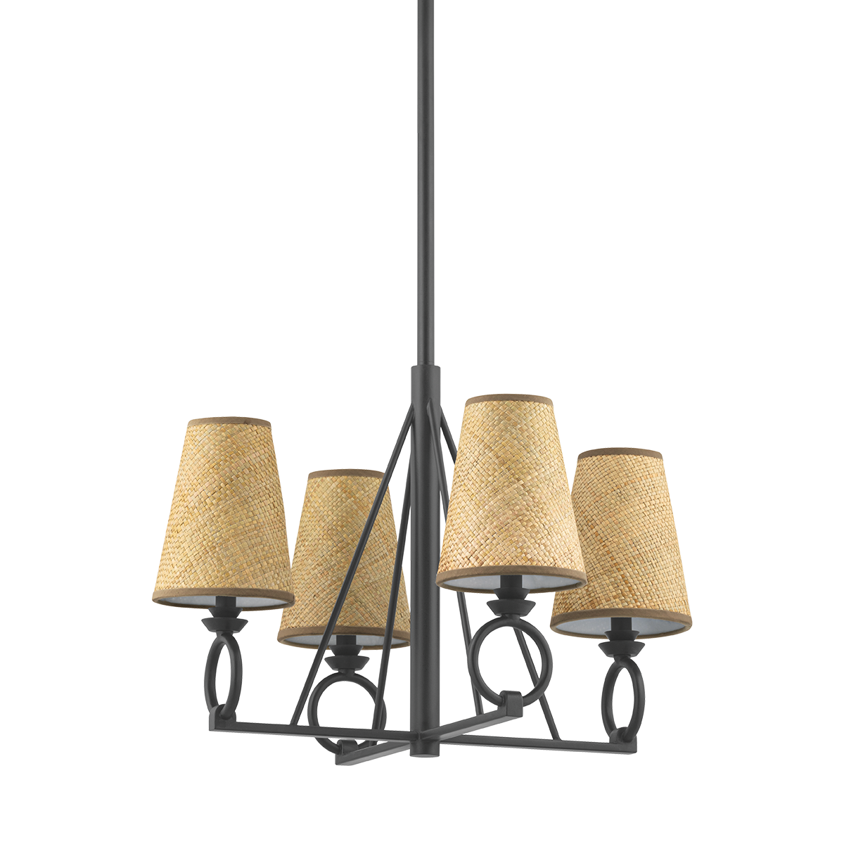 Hudson Valley Lighting Pendelton Aged Iron 24W x 24L x 17.75H Chandelier