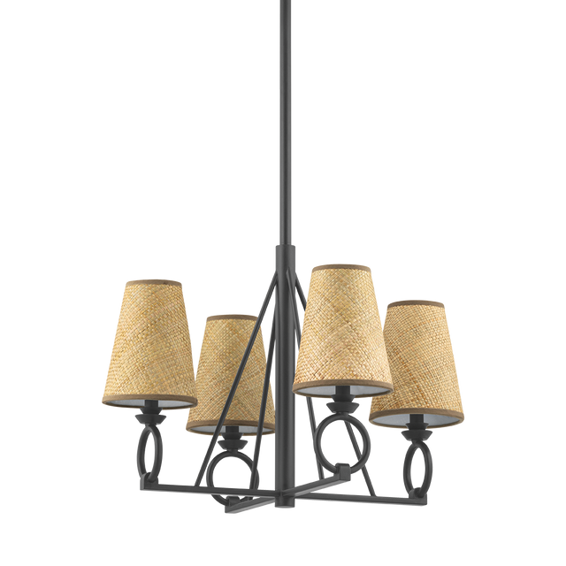 Hudson Valley Lighting Pendelton Aged Iron 24W x 24L x 17.75H Chandelier