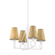 Hudson Valley Lighting Pendelton White Plaster 24W x 24L x 17.75H Chandelier