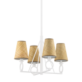 Hudson Valley Lighting Pendelton White Plaster 24W x 24L x 17.75H Chandelier