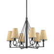 Hudson Valley Lighting Pendelton Aged Iron 32W x 32L x 28H Chandelier