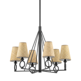 Hudson Valley Lighting Pendelton Aged Iron 32W x 32L x 28H Chandelier