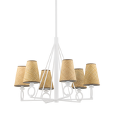 Hudson Valley Lighting Pendelton White Plaster 32W x 32L x 28H Chandelier