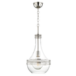 Hudson Valley Lighting Hagen Polished Nickel 10.75W x 10.75L x 23H Pendant