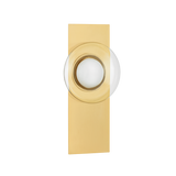 Hudson Valley Lighting POUND RIDGE AGED BRASS 7.5W x 7.5L x 15.75H Wall Sconce