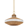 Hudson Valley Lighting Bethel Vintage Gold Leaf 20.75W x 20.75L x 17.75H Pendant