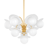 Hudson Valley Lighting STAMPFORD Aged Brass 33W x 33L x 21.5H Chandelier