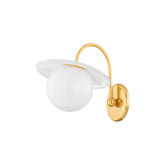 Hudson Valley Lighting STAMPFORD Aged Brass 10.75W x 10.75L x 11.25H Wall Sconce
