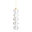 Hudson Valley Lighting Lindley Aged Brass 5W x 5L x 18.75H Pendant