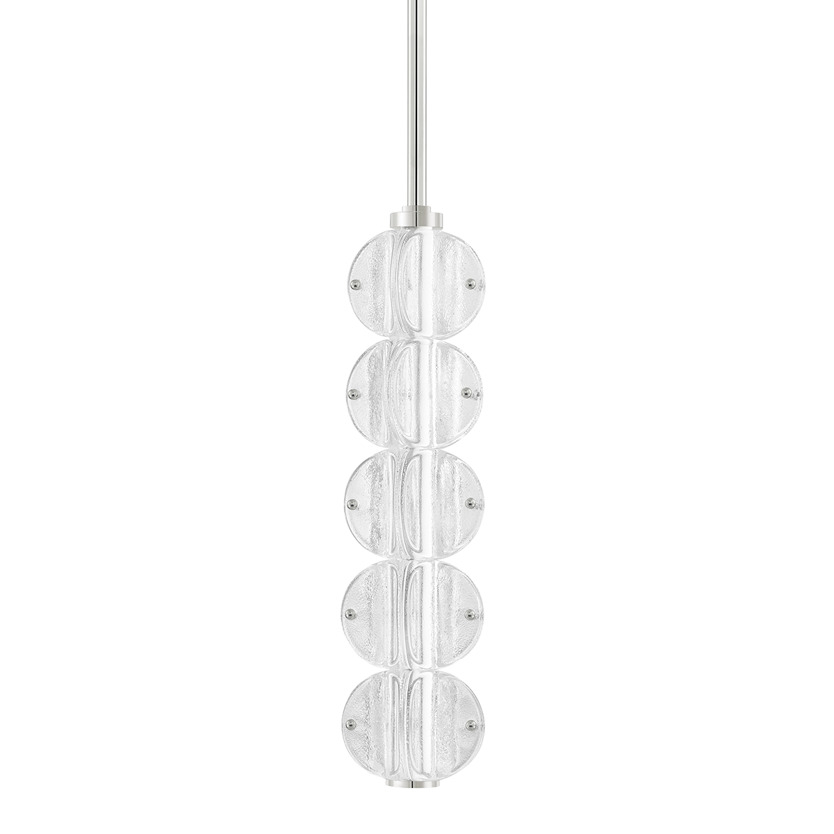 Hudson Valley Lighting Lindley Polished Nickel 5W x 5L x 18.75H Pendant