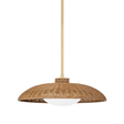 Hudson Valley Lighting Delano Vintage Gold Leaf 22.5W x 22.5L x 12.75H Pendant
