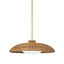Hudson Valley Lighting Delano Vintage Gold Leaf 22.5W x 22.5L x 12.75H Pendant