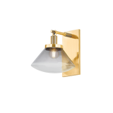 Hudson Valley Lighting MENDON AGED BRASS 8.5W x 8.5L x 9H Wall Sconce