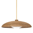 Hudson Valley Lighting Delano Vintage Gold Leaf 32.5W x 32.5L x 14.5H Pendant